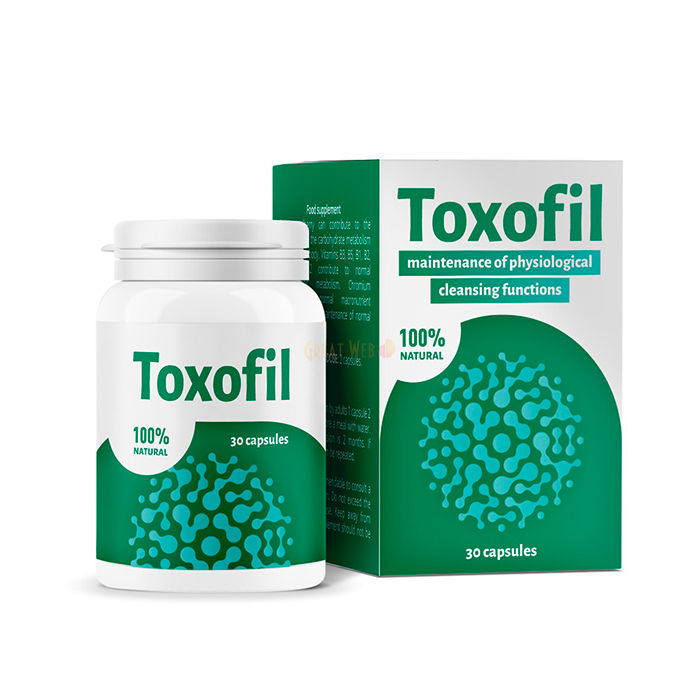 Toxofil - cápsulas para doenças gastrointestinais para o montijo