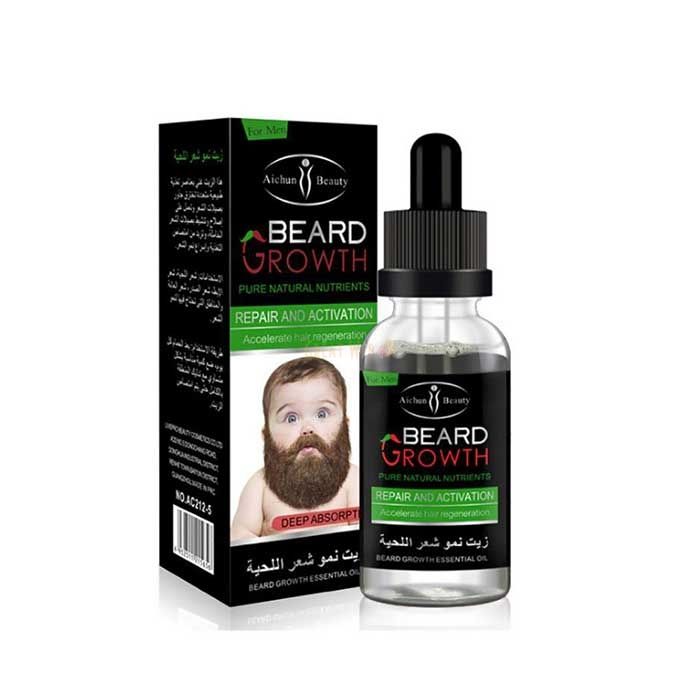 Beard Growth Oil - agente de crescimento de cabelo para faro